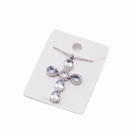 COLLAR ZO15375N BLANCO PLATEADO Acero Inoxidable 2D11