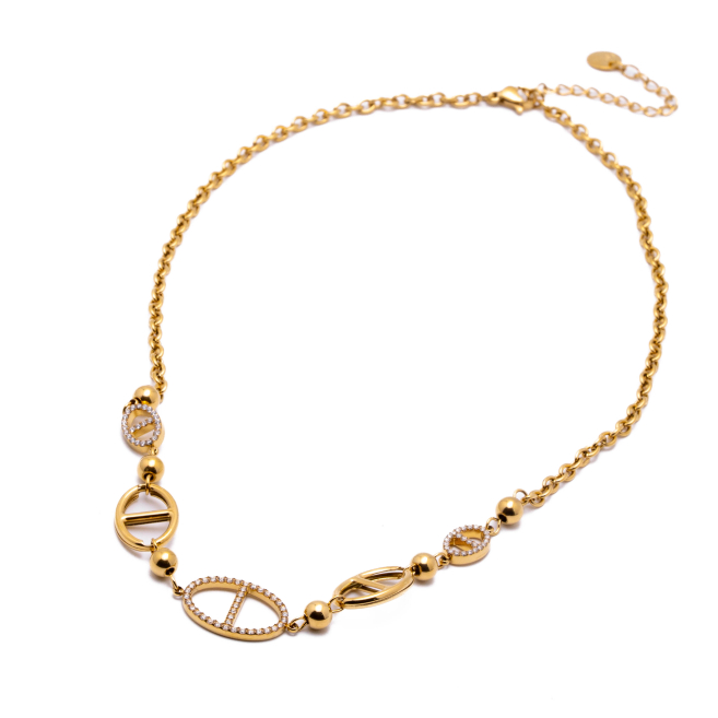 COLLAR ZO15164N DORADO Acero Inoxidable 2D53
