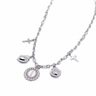 COLLAR ZO15554N PLATEADO Acero Inoxidable 2D25
