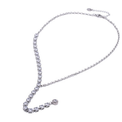 COLLAR ZO14091N PLATEADO Acero Inoxidable E33