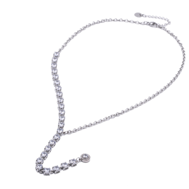 COLLAR ZO14091N PLATEADO Acero Inoxidable E33