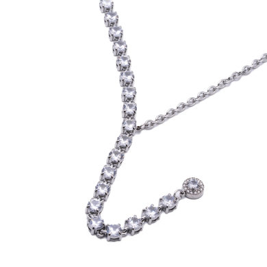 COLLAR ZO14091N PLATEADO Acero Inoxidable E33