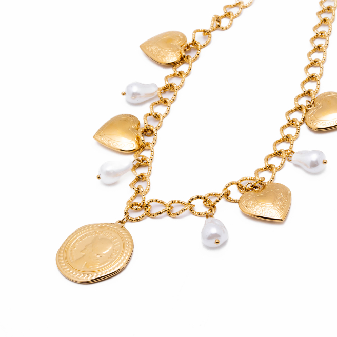 COLLAR ZO15110N DORADO Acero Inoxidable E35