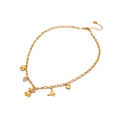 COLLAR ZO15560N DORADO Acero Inoxidable 2D49