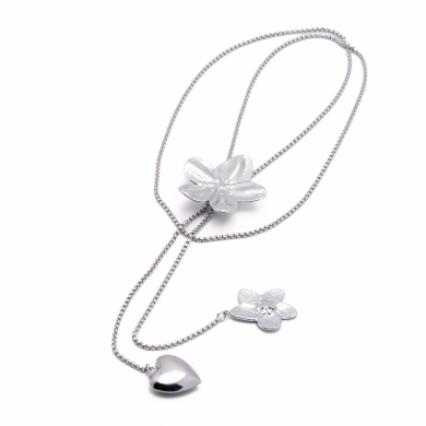 COLLAR ZO13122N PLATEADO Acero Inoxidable 2D12