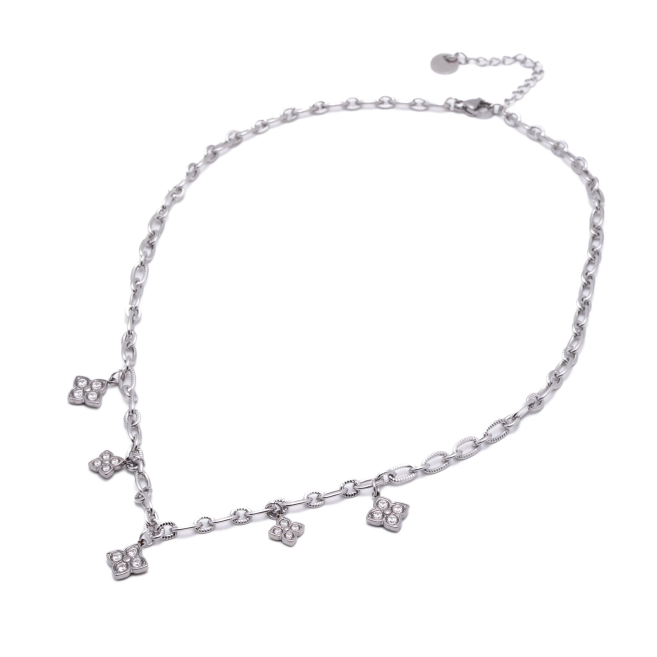 COLLAR ZO15558N PLATEADO Acero Inoxidable E33