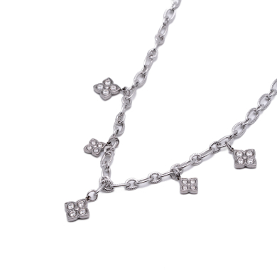 COLLAR ZO15558N PLATEADO Acero Inoxidable E33