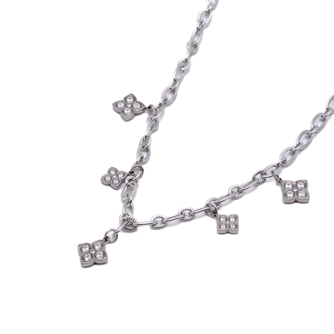 COLLAR ZO15558N PLATEADO Acero Inoxidable E33