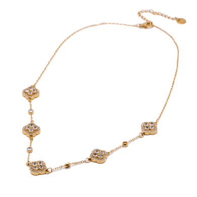 COLLAR ZO15443N DORADO Acero Inoxidable E45