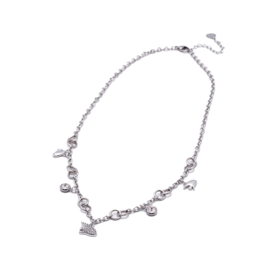 COLLAR ZO15736N PLATEADO Acero Inoxidable 2D41