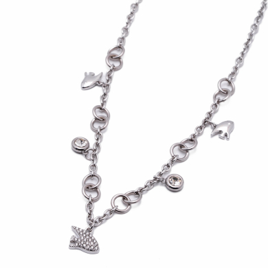 COLLAR ZO15736N PLATEADO Acero Inoxidable 2D41