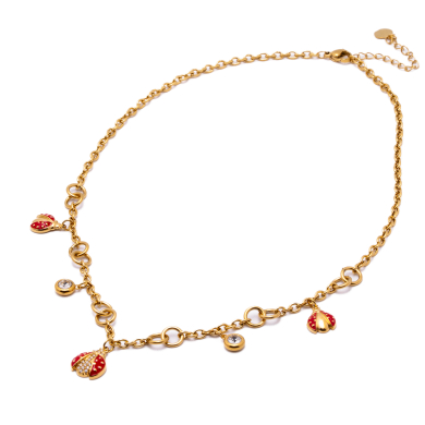 COLLAR ZO15747N DORADO Acero Inoxidable 2D38
