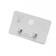 ARETES ZO15617E PLATEADO Acero Inoxidable G46