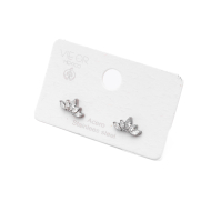 ARETES ZO15619E PLATEADO Acero Inoxidable G21