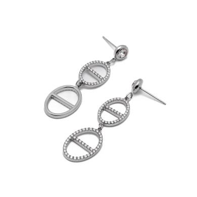 ARETES ZO15159E PLATEADO Acero Inoxidable G22