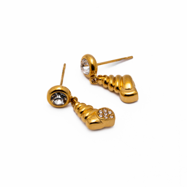 ARETES ZO15052E DORADO Acero Inoxidable G23