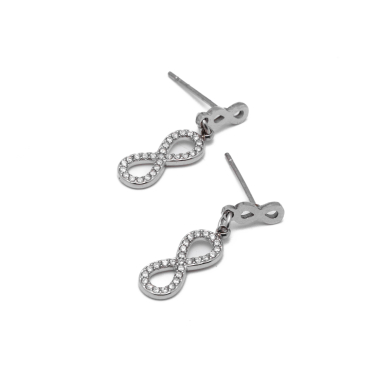 ARETES ZO14860E PLATEADO Acero Inoxidable G22