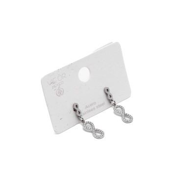 ARETES ZO14860E PLATEADO Acero Inoxidable G22