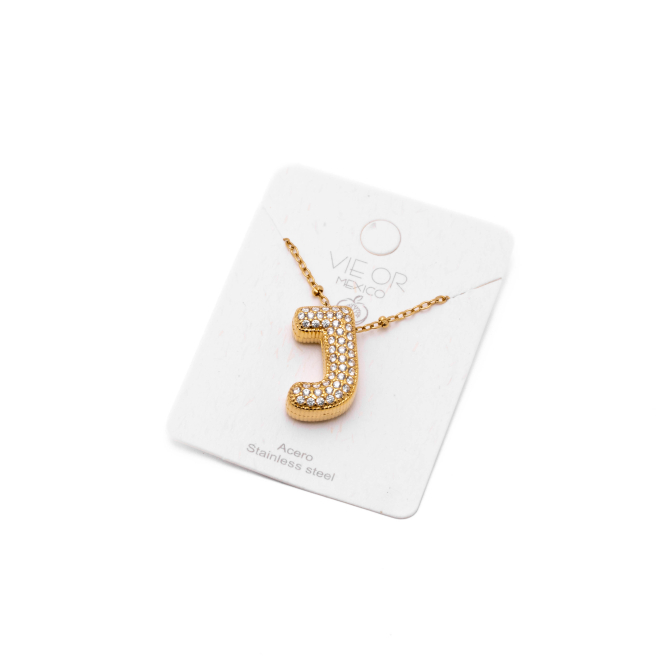COLLAR ZO15659N J DORADO Acero Inoxidable E52E51