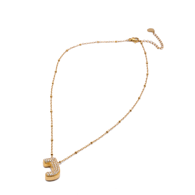 COLLAR ZO15659N J DORADO Acero Inoxidable E52E51