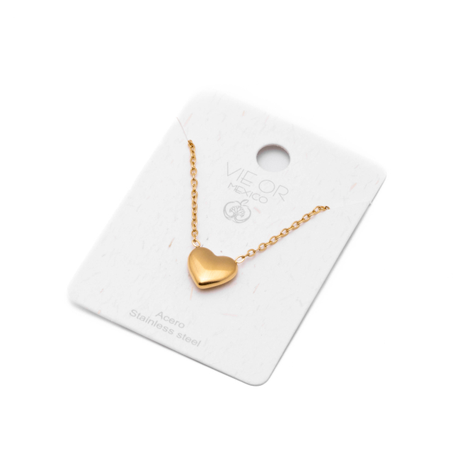 COLLAR ZO15317N DORADO Acero Inoxidable E21