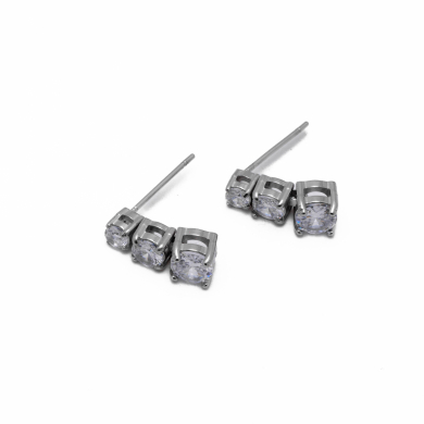 ARETES ZO15459E PLATEADO Acero Inoxidable G21