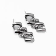 ARETES ZO15405E PLATEADO Acero Inoxidable G45