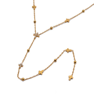 COLLAR ZO15683N DORADO Acero Inoxidable 2D23