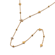 COLLAR ZO15683N DORADO Acero Inoxidable 2D23