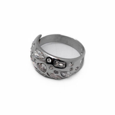 ANILLO ZO13993R BLANCO PLATEADO A42