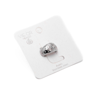 ANILLO ZO13993R BLANCO PLATEADO A42