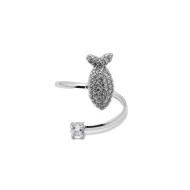 ANILLO ZO15510R PLATEADO Acero Inoxidable A11