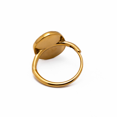 ANILLO ZO15491R DORADO Acero Inoxidable 2A33