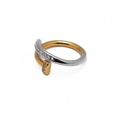 ANILLO ZO15439R BICOLOR Acero Inoxidable A41