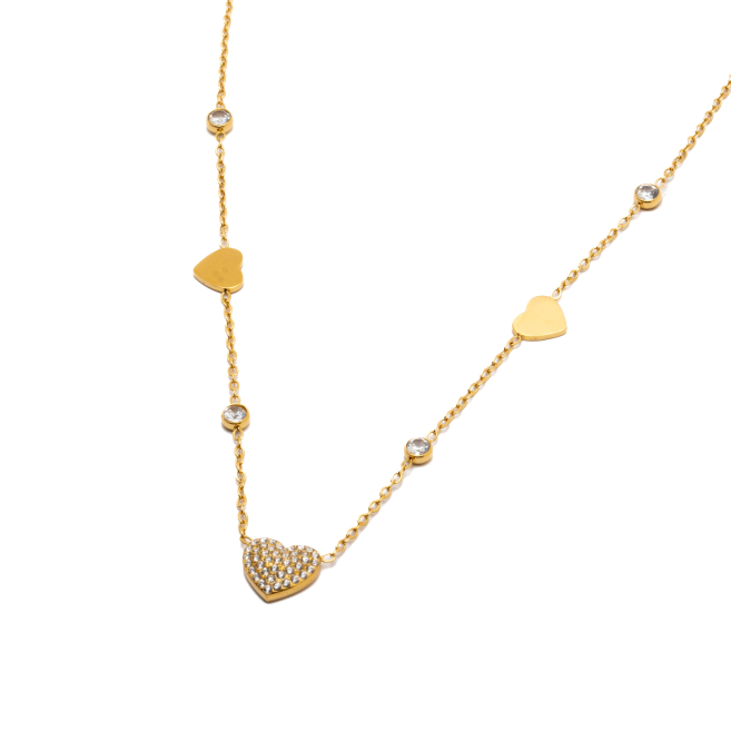 COLLAR ZO15536N DORADO Acero Inoxidable 2D18