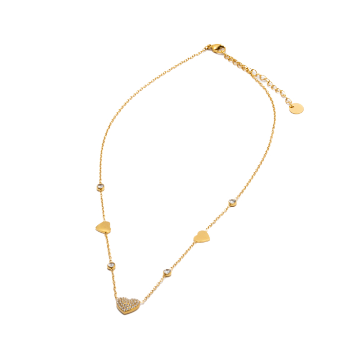 COLLAR ZO15536N DORADO Acero Inoxidable 2D18