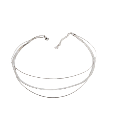 COLLAR ACERO ZO11612N Plateado 2D37 2D37