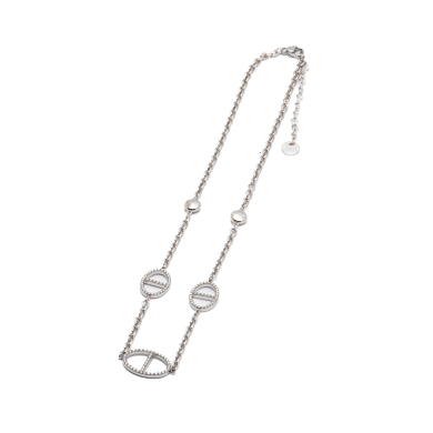 COLLAR ZO15168N PLATEADO Acero Inoxidable 2D53