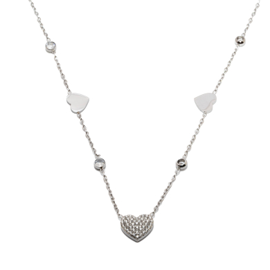 COLLAR ZO15536N PLATEADO Acero Inoxidable 2D18