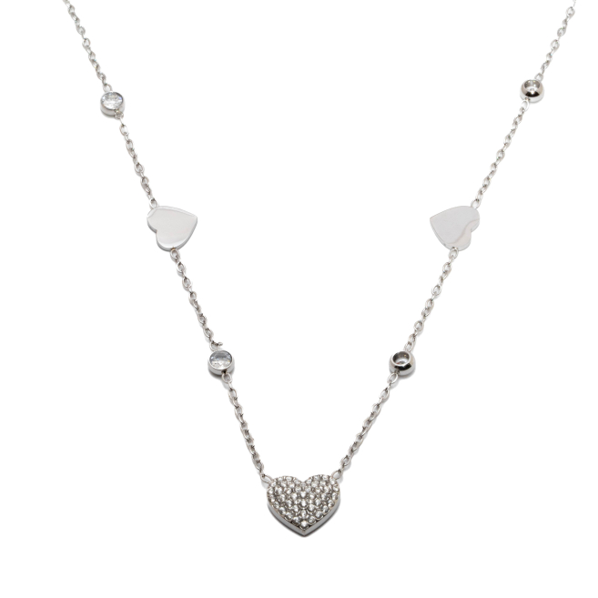 COLLAR ZO15536N PLATEADO Acero Inoxidable 2D18