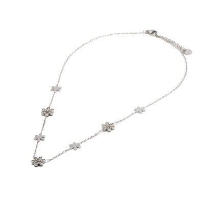 COLLAR ZO15534N PLATEADO Acero Inoxidable 2D34