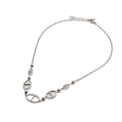 COLLAR ZO15164N PLATEADO Acero Inoxidable 2D53