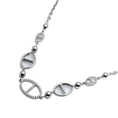 COLLAR ZO15164N PLATEADO Acero Inoxidable 2D53