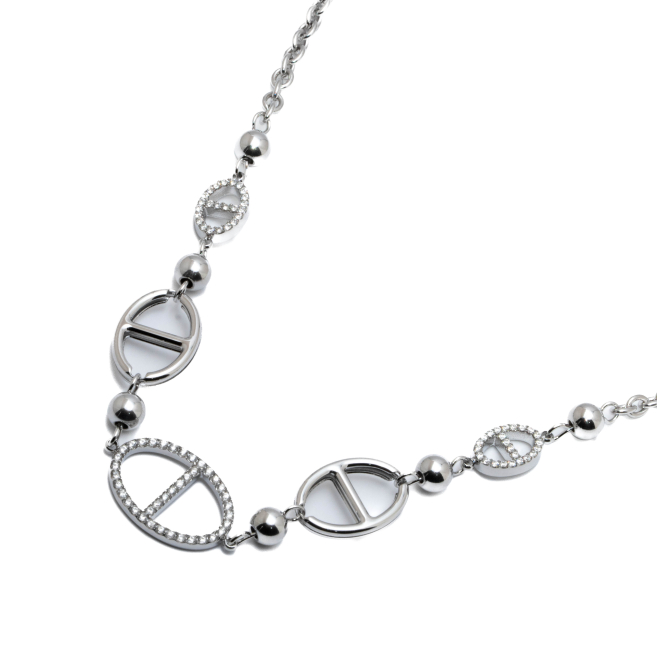 COLLAR ZO15164N PLATEADO Acero Inoxidable 2D53