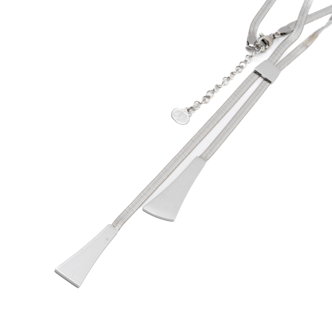 COLLAR ZO6277N PLATEADO Acero Inoxidable 2D37