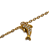 COLLAR ZO15453N DORADO Acero Inoxidable 2D16