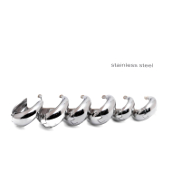 ARETES ZO15572E PLATEADO Acero Inoxidable F46