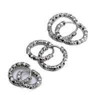 ARETES ZO15569E PLATEADO Acero Inoxidable F46