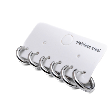ARETES ZO15570E PLATEADO Acero Inoxidable F46
