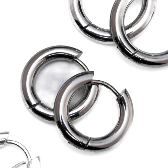 ARETES ZO15570E PLATEADO Acero Inoxidable F46